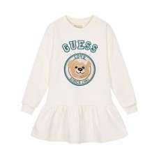 GUESS φόρεμα  βρεφικό κορίτσι A6YK06K3907-G012 μπεζ